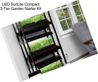 LED SunLite Compact 3-Tier Garden Starter Kit