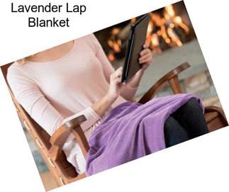 Lavender Lap Blanket