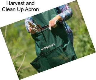 Harvest and Clean Up Apron
