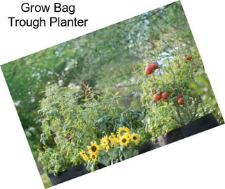 Grow Bag Trough Planter