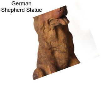 German Shepherd Statue
