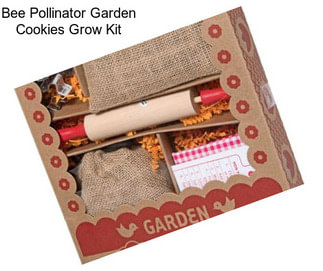 Bee Pollinator Garden Cookies Grow Kit