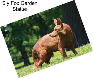 Sly Fox Garden Statue