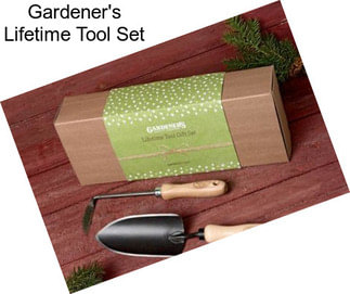 Gardener\'s Lifetime Tool Set