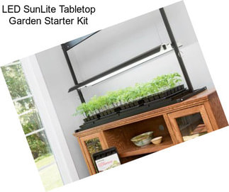 LED SunLite Tabletop Garden Starter Kit