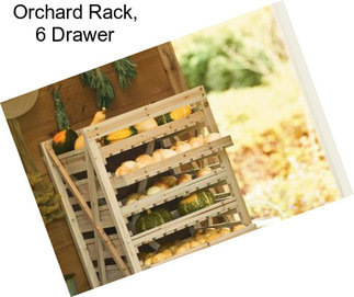 Orchard Rack, 6 Drawer