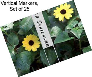 Vertical Markers, Set of 25