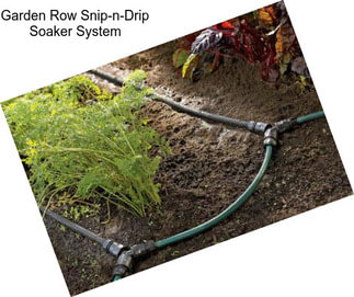 Garden Row Snip-n-Drip Soaker System