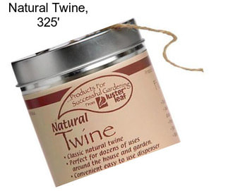 Natural Twine, 325\'