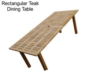 Rectangular Teak Dining Table