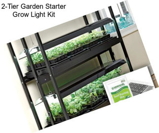 2-Tier Garden Starter Grow Light Kit