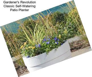 Gardener\'s Revolution Classic Self-Watering Patio Planter