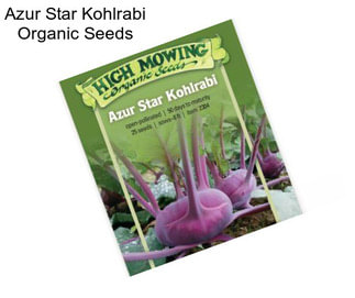 Azur Star Kohlrabi Organic Seeds