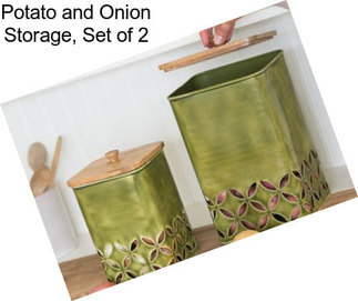 Potato and Onion Storage, Set of 2