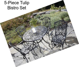 5-Piece Tulip Bistro Set