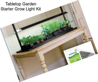 Tabletop Garden Starter Grow Light Kit