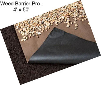 Weed Barrier Pro , 4\' x 50\'
