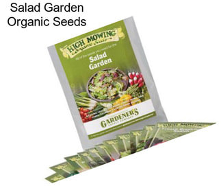 Salad Garden Organic Seeds