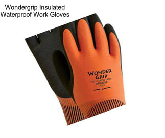 Wondergrip Insulated Waterproof Work Gloves