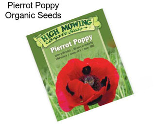 Pierrot Poppy Organic Seeds