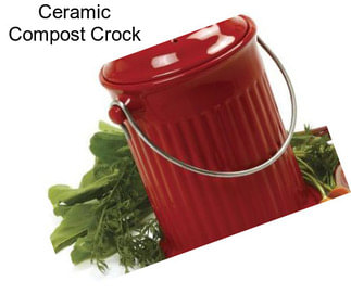 Ceramic Compost Crock