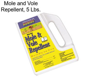 Mole and Vole Repellent, 5 Lbs.