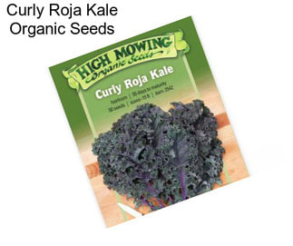 Curly Roja Kale Organic Seeds