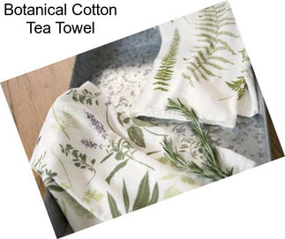 Botanical Cotton Tea Towel