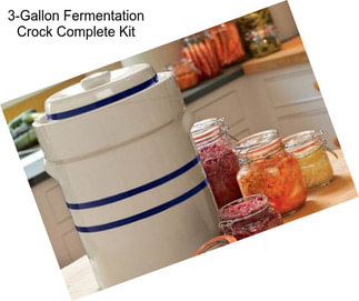 3-Gallon Fermentation Crock Complete Kit