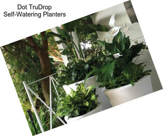 Dot TruDrop Self-Watering Planters