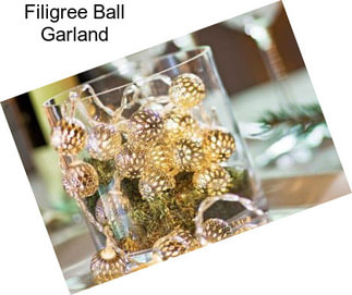 Filigree Ball Garland