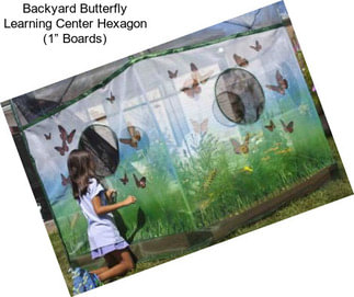 Backyard Butterfly Learning Center Hexagon (1” Boards)