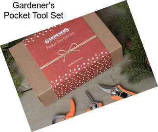 Gardener\'s Pocket Tool Set