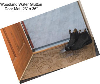 Woodland Water Glutton Door Mat, 23” x 36”