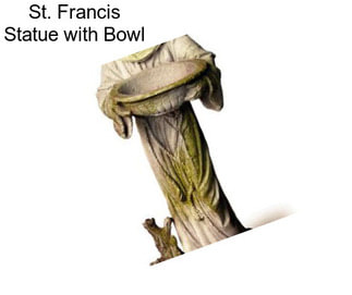 St. Francis Statue with Bowl