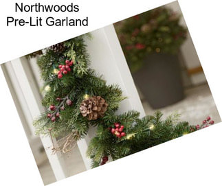 Northwoods Pre-Lit Garland