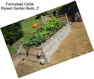 Farmstead Cedar Raised Garden Beds, 2\'