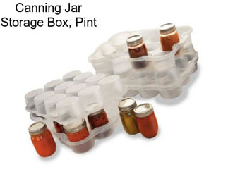 Canning Jar Storage Box, Pint