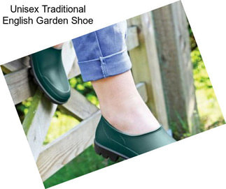 Unisex Traditional English Garden Shoe