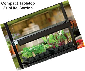 Compact Tabletop SunLite Garden