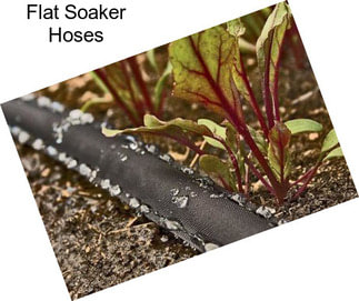 Flat Soaker Hoses