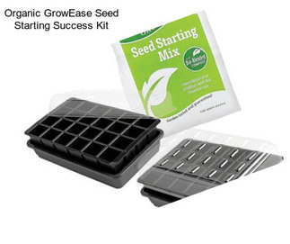 Organic GrowEase Seed Starting Success Kit