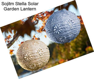 Sojitm Stella Solar Garden Lantern