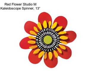 Red Flower Studio M Kaleidoscope Spinner, 13”