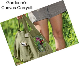 Gardener\'s Canvas Carryall