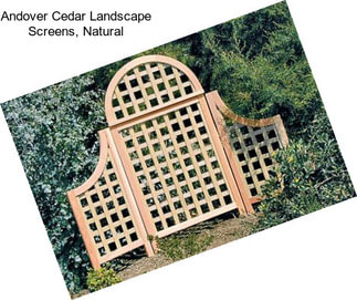 Andover Cedar Landscape Screens, Natural