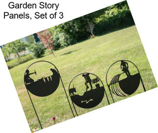 Garden Story Panels, Set of 3