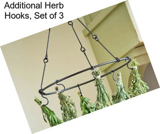 Additional Herb Hooks, Set of 3