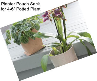 Planter Pouch Sack for 4-6” Potted Plant