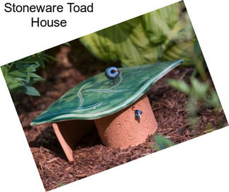 Stoneware Toad House